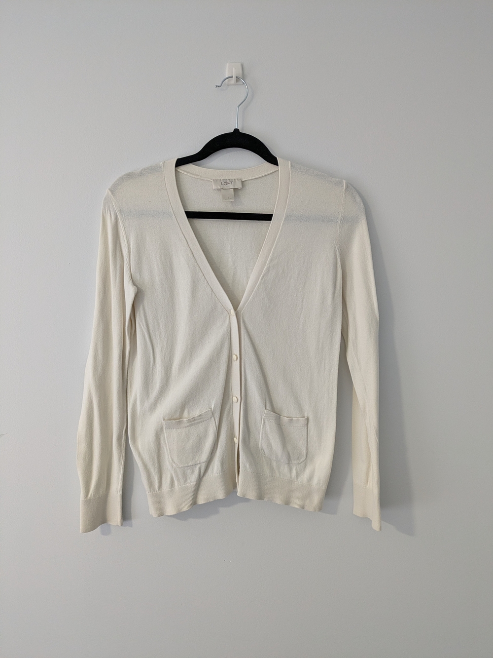 LOFT Cream Sweater Top